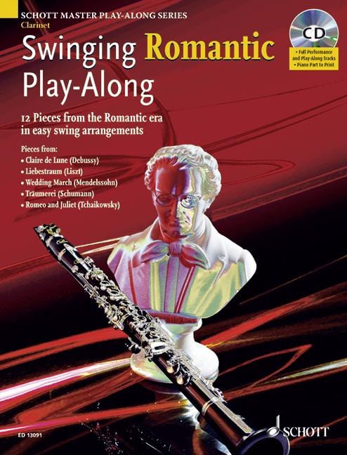 Swinging Romantic Play-Along 12 Pieces from the Romantic era in easy swing arrangements for clarinet 搖擺樂 小品 搖擺樂編曲 豎笛獨奏 朔特版 | 小雅音樂 Hsiaoya Music