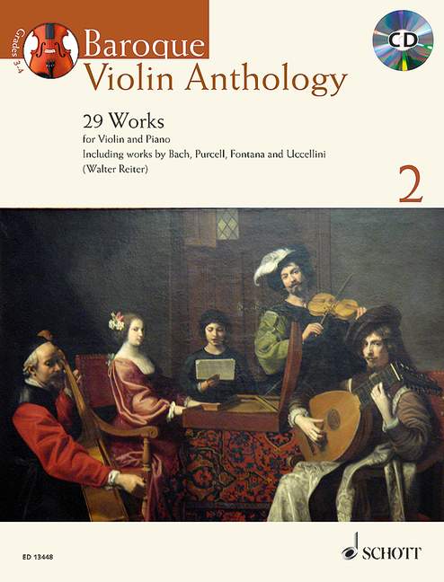 Baroque Violin Anthology Vol. 2 29 Works 巴洛克小提琴 小提琴獨奏 朔特版 | 小雅音樂 Hsiaoya Music