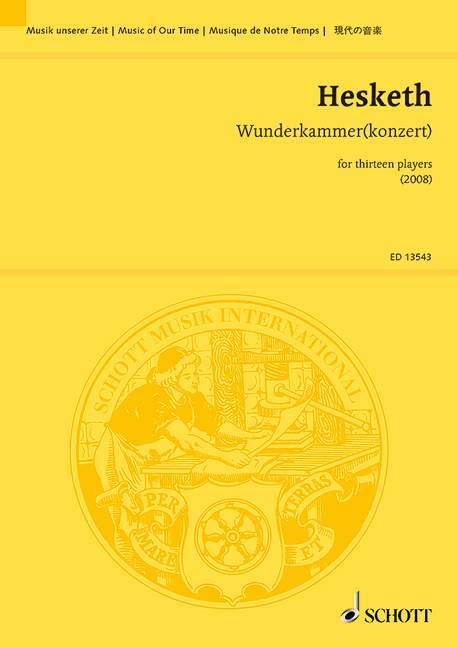 Wunderkammer(konzert) for thirteen players 協奏曲 總譜 朔特版 | 小雅音樂 Hsiaoya Music