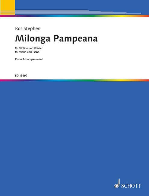 Milonga Pampeana Piano Accompaniment 鋼琴伴奏 小提琴加鋼琴 朔特版 | 小雅音樂 Hsiaoya Music