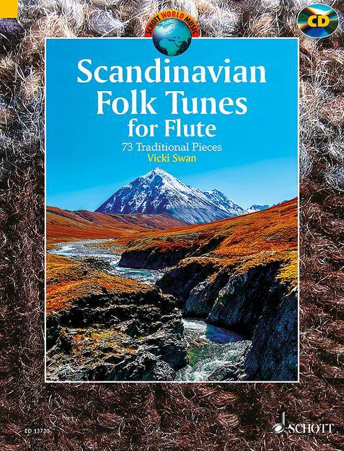Scandinavian Folk Tunes for Flute 73 Traditional Pieces 民謠歌調長笛 小品 長笛獨奏 朔特版 | 小雅音樂 Hsiaoya Music