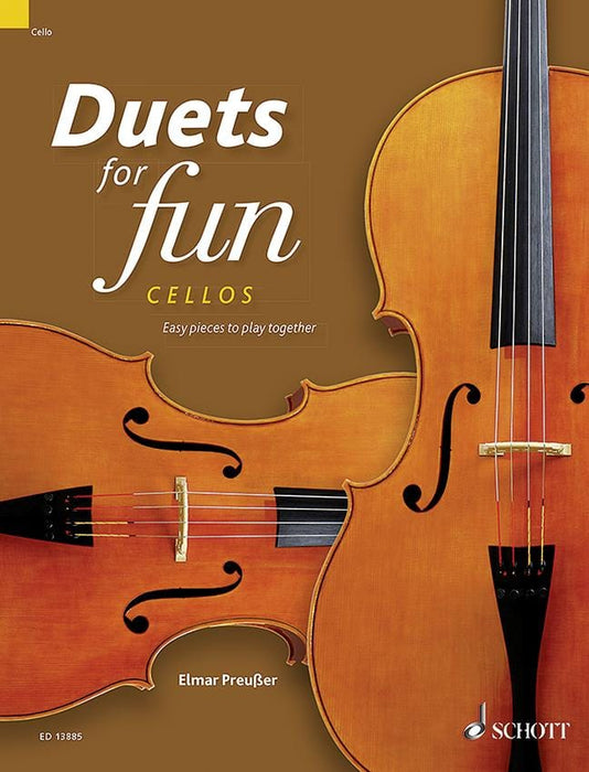 Duets for fun: Cellos Easy pieces to play together 二重奏 大提琴小品 大提琴 2把 朔特版 | 小雅音樂 Hsiaoya Music
