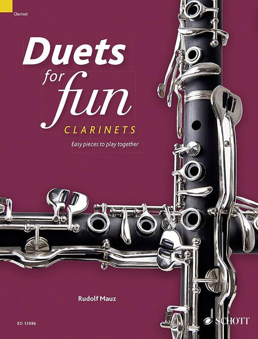 Duets for fun: Clarinets Easy pieces to play together 二重奏 小品 豎笛 2把 朔特版 | 小雅音樂 Hsiaoya Music