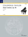 Three Cameos op. 56 for solo piano 柯爾瑞基－泰勒 鋼琴 朔特版 | 小雅音樂 Hsiaoya Music