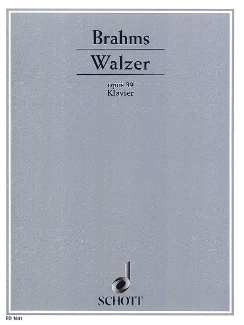 Waltz op. 39 布拉姆斯 圓舞曲 鋼琴獨奏 朔特版 | 小雅音樂 Hsiaoya Music