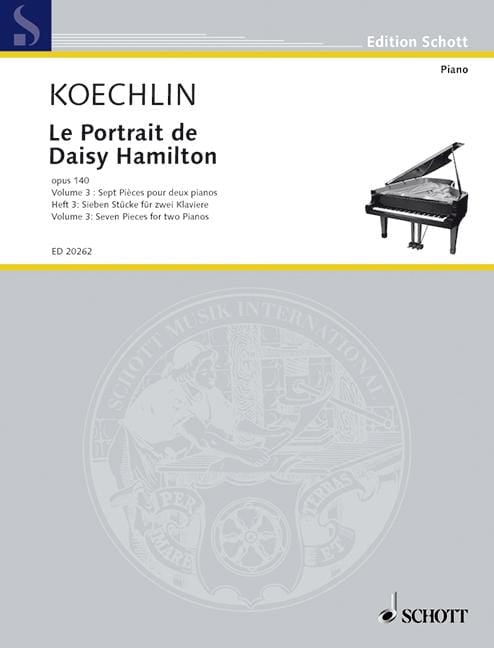 Le Portrait de Daisy Hamilton op. 140 Heft 3 Volume 3: Seven Pieces for two Pianos 柯克蘭 小品 鋼琴 雙鋼琴 朔特版 | 小雅音樂 Hsiaoya Music