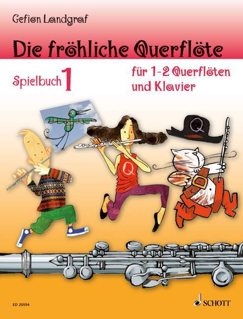 Die fröhliche Querflöte Spielbuch 1 長笛加鋼琴 朔特版 | 小雅音樂 Hsiaoya Music