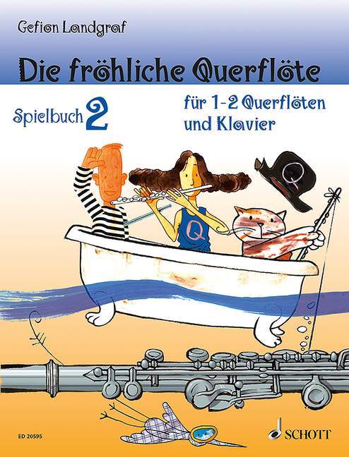 Die fröhliche Querflöte Spielbuch 2 長笛加鋼琴 朔特版 | 小雅音樂 Hsiaoya Music