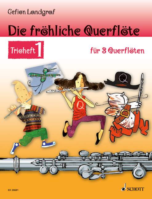 Die fröhliche Querflöte Trioheft 1 三重奏 長笛教材 朔特版 | 小雅音樂 Hsiaoya Music