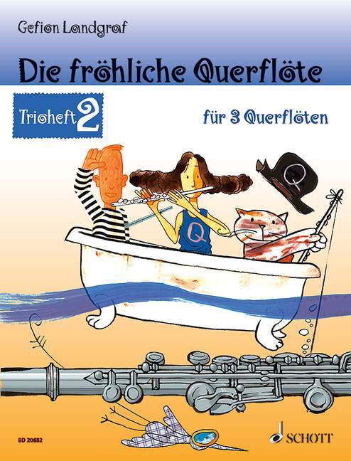 Die fröhliche Querflöte Trioheft 2 三重奏 長笛教材 朔特版 | 小雅音樂 Hsiaoya Music
