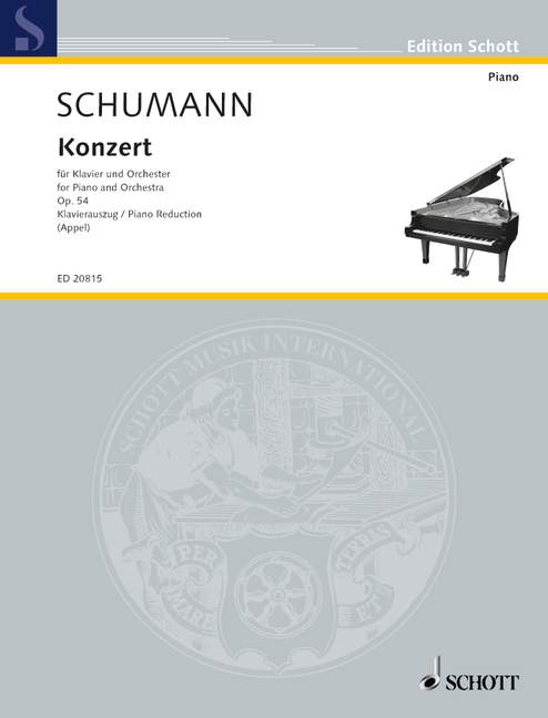 Concerto A minor op. 54 舒曼．羅伯特 協奏曲小調 雙鋼琴 朔特版 | 小雅音樂 Hsiaoya Music