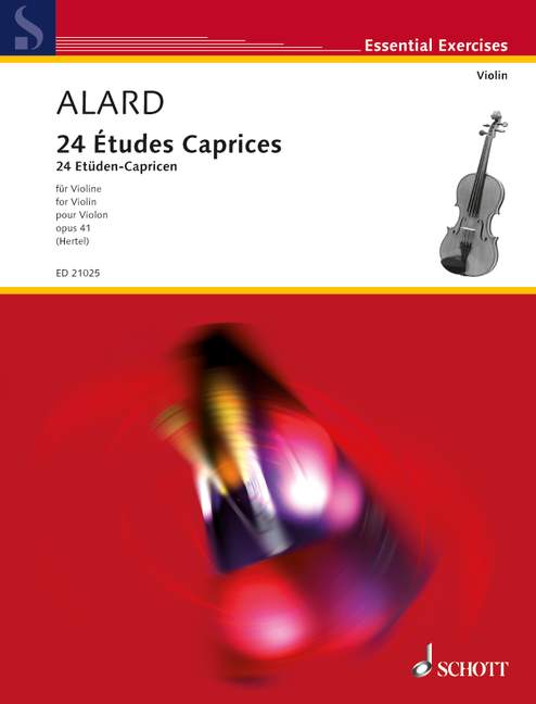 24 Etudes Caprices op. 41 阿拉爾 練習曲隨想曲 小提琴獨奏 朔特版 | 小雅音樂 Hsiaoya Music