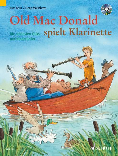 Old Mac Donald plays clarinet Die schönsten Volks- und Kinderlieder 豎笛 2把 朔特版 | 小雅音樂 Hsiaoya Music