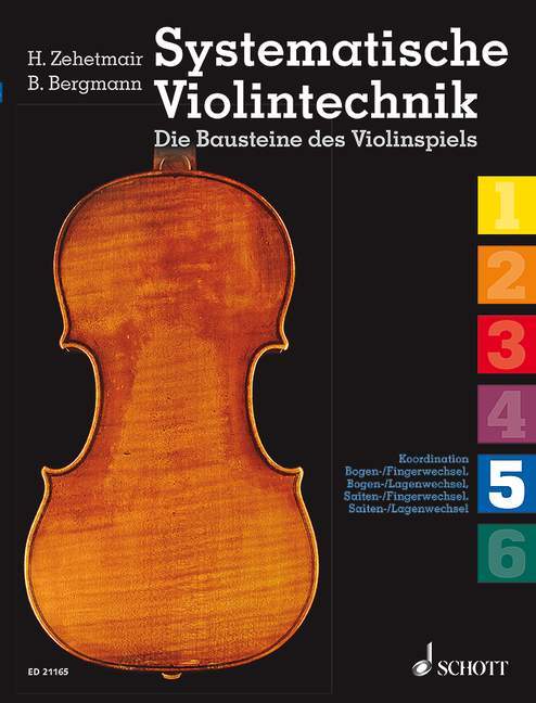 Systematische Violintechnik Band 5 Die Bausteine des Violinspiels 小提琴技巧練習 小提琴 小提琴教材 朔特版 | 小雅音樂 Hsiaoya Music