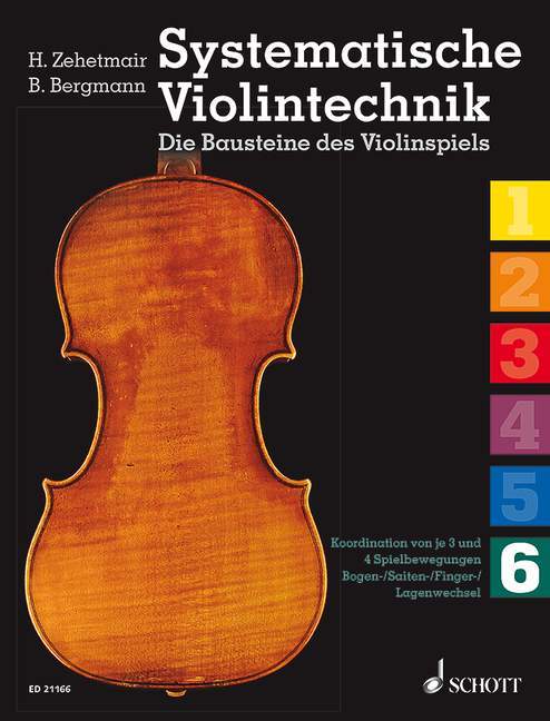 Systematische Violintechnik Band 6 Die Bausteine des Violinspiels 小提琴技巧練習 小提琴 小提琴教材 朔特版 | 小雅音樂 Hsiaoya Music
