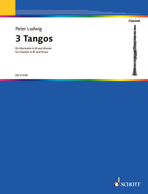 3 Tangos 探戈 豎笛 1把以上加鋼琴 朔特版 | 小雅音樂 Hsiaoya Music