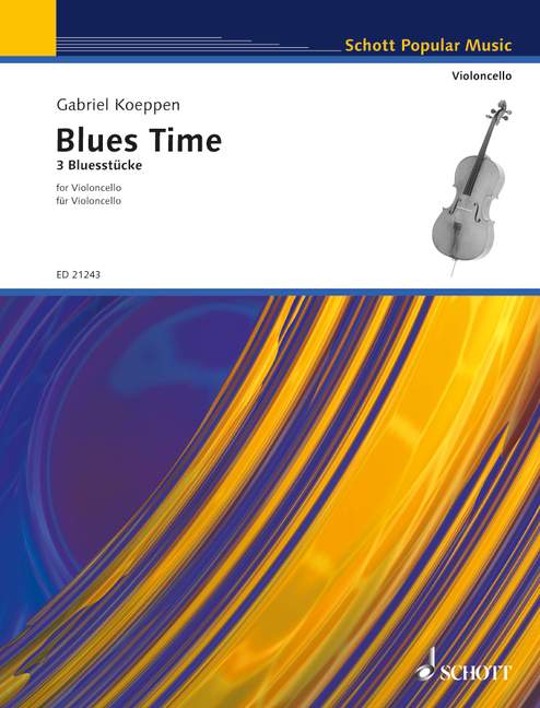Blues Time 3 Blues Pieces 藍調 藍調小品 大提琴獨奏 朔特版 | 小雅音樂 Hsiaoya Music