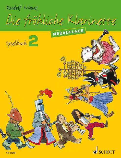 Die fröhliche Klarinette Spielbuch 2 (Überarbeitete Neuauflage) 豎笛3把以上 朔特版 | 小雅音樂 Hsiaoya Music