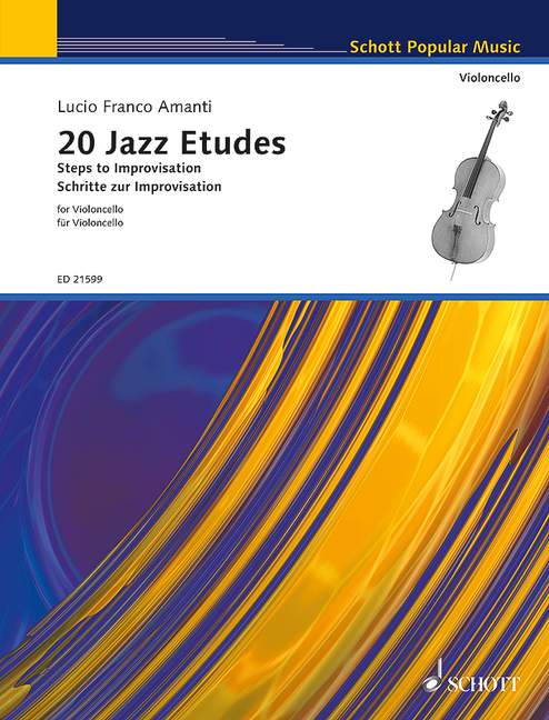 20 Jazz Etudes Steps to Improvisation 爵士音樂練習曲 即興演奏 大提琴練習曲 朔特版 | 小雅音樂 Hsiaoya Music
