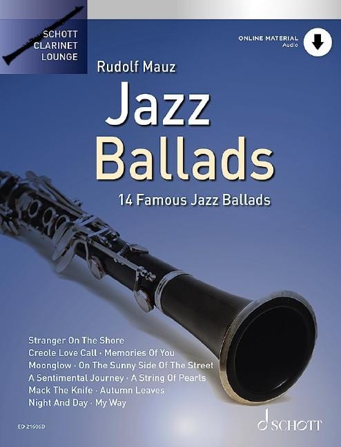 Jazz Ballads 14 Famous Jazz Ballads 爵士音樂敘事曲 爵士音樂敘事曲 豎笛獨奏 朔特版 | 小雅音樂 Hsiaoya Music