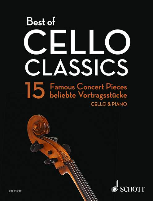 Best of Cello Classics 15 Famous Concert Pieces for Violoncello and Piano 大提琴 音樂會小品大提琴鋼琴 大提琴加鋼琴 朔特版 | 小雅音樂 Hsiaoya Music