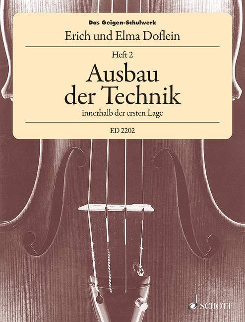 Das Geigen-Schulwerk Band 2 Ausbau der Technik innerhalb der ersten Lage 小提琴教材 朔特版 | 小雅音樂 Hsiaoya Music