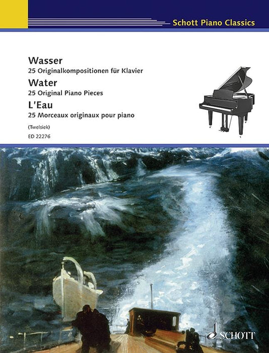 Water 25 Original Piano Pieces 鋼琴小品 鋼琴獨奏 朔特版 | 小雅音樂 Hsiaoya Music