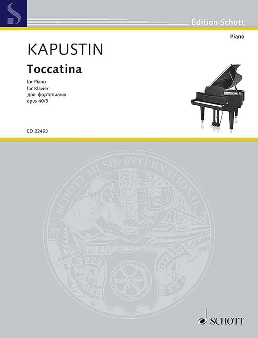Toccatina op. 40/3 卡普斯汀．尼古拉 小觸技曲 鋼琴獨奏 朔特版 | 小雅音樂 Hsiaoya Music