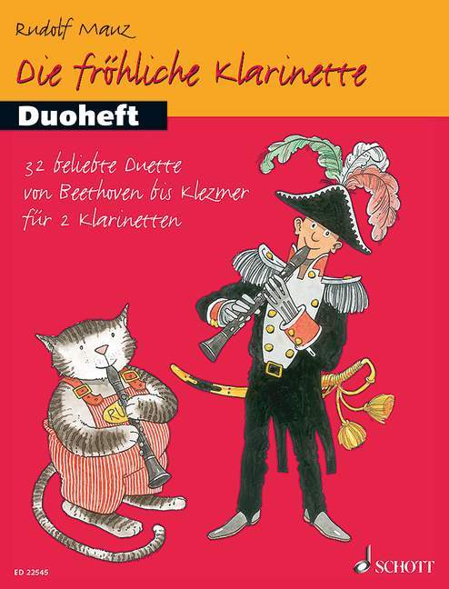 Die fröhliche Klarinette Duoheft 二重奏 豎笛 2把 朔特版 | 小雅音樂 Hsiaoya Music