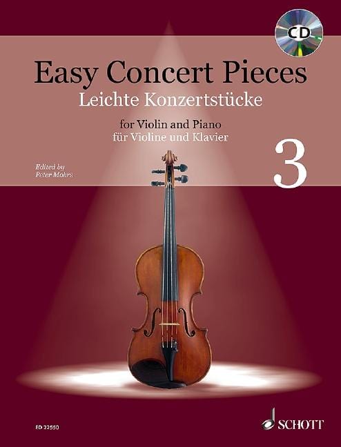 Easy Concert Pieces Band 3 16 Famous Pieces from 4 Centuries 音樂會小品 小品 小提琴加鋼琴 朔特版 | 小雅音樂 Hsiaoya Music