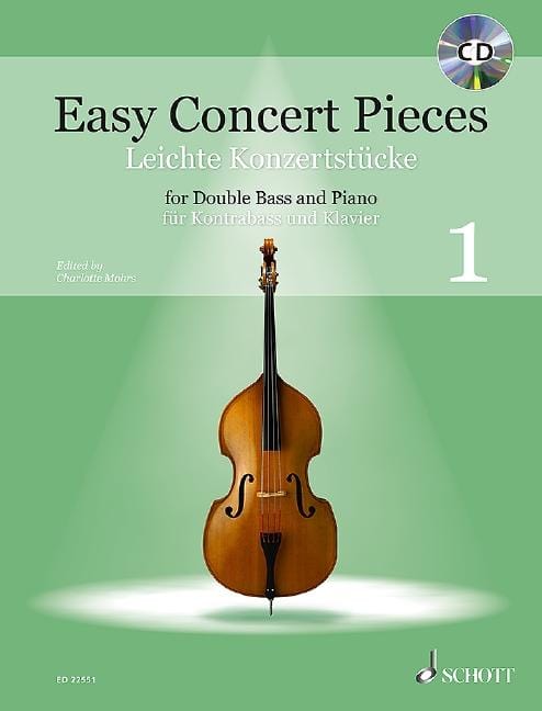 Easy Concert Pieces Band 1 25 Easy Pieces from 5 Centuries in half and 1st Position 音樂會小品 小品 把位 低音大提琴加鋼琴 朔特版 | 小雅音樂 Hsiaoya Music