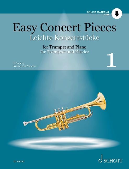 Easy Concert Pieces Band 1 22 Pieces from 5 Centuries 音樂會小品 小品 小號 1把以上加鋼琴 朔特版 | 小雅音樂 Hsiaoya Music