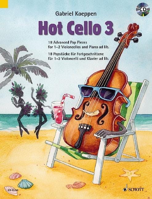 Hot Cello 3 18 Advanced Pop Pieces 大提琴 流行音樂小品 大提琴 2把 朔特版 | 小雅音樂 Hsiaoya Music