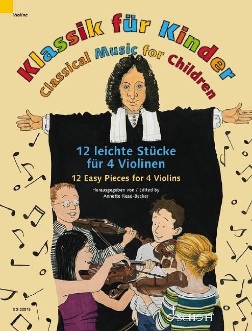 Klassik für Kinder 12 beliebte klassische Stücke für 3-4 Violinen 小提琴 小提琴 3把以上 朔特版 | 小雅音樂 Hsiaoya Music