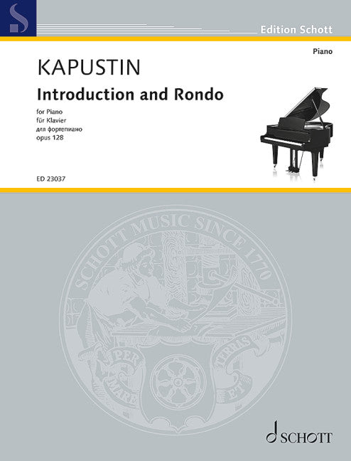 Introduction and Rondo op. 128 卡普斯汀．尼古拉 鋼琴 導奏迴旋曲 朔特版 | 小雅音樂 Hsiaoya Music