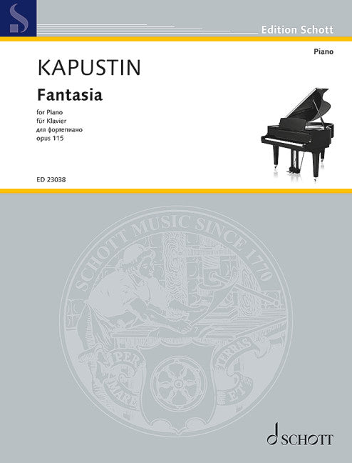 Fantasia op. 115 卡普斯汀．尼古拉 鋼琴 幻想曲 朔特版 | 小雅音樂 Hsiaoya Music