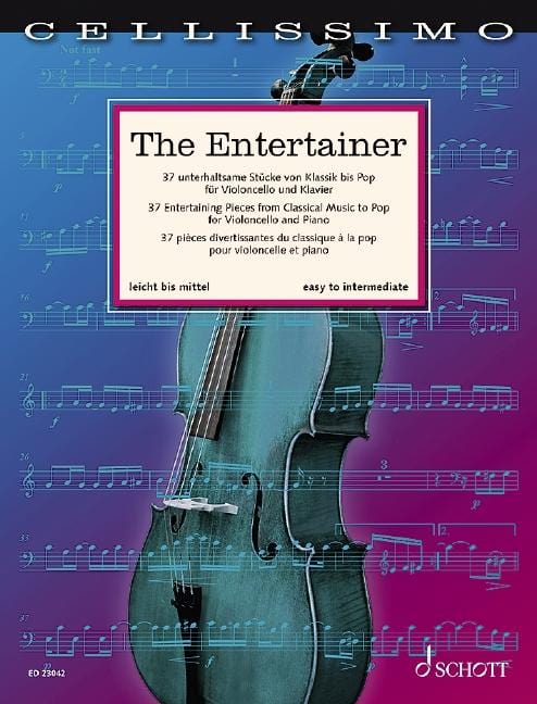 The Entertainer 37 Entertaining Pieces from Classical Music to Pop 小品古典 流行音樂 大提琴加鋼琴 朔特版 | 小雅音樂 Hsiaoya Music