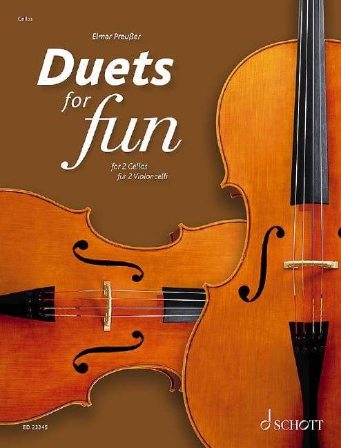Duets for fun: Cellos Original Works from the Baroque to the Modern era 二重奏 大提琴 巴洛克 大提琴 2把 朔特版 | 小雅音樂 Hsiaoya Music