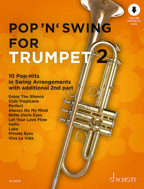 Pop 'n' Swing For Trumpet Vol. 2 10 Pop-Hits in Swing Arrangements 小號 流行音樂搖擺樂小號 流行音樂 搖擺樂 朔特版 | 小雅音樂 Hsiaoya Music