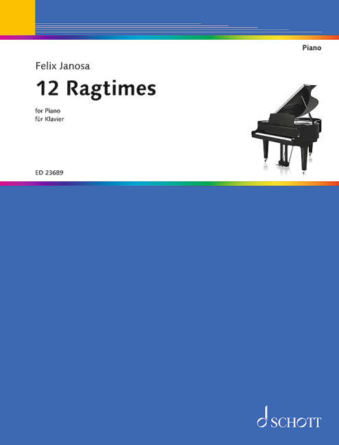 12 Ragtimes 鋼琴 繁音拍子 朔特版 | 小雅音樂 Hsiaoya Music