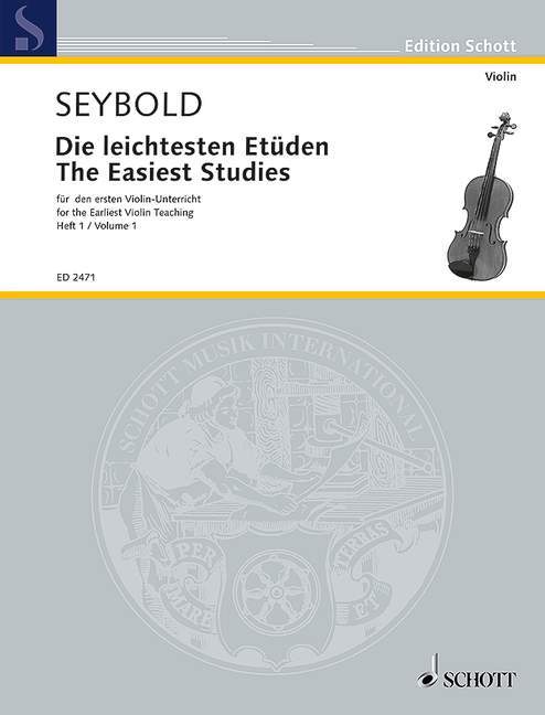 The easiest Studies Band 1 for the first violin lesson 小提琴 小提琴練習曲 朔特版 | 小雅音樂 Hsiaoya Music