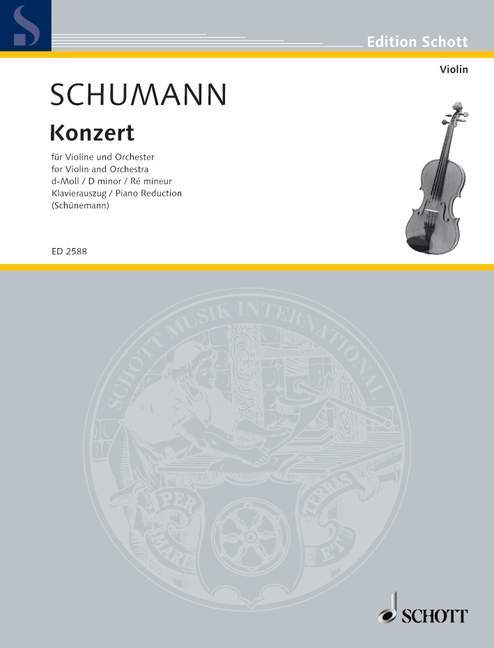 Concerto D Minor 舒曼．羅伯特 協奏曲小調 小提琴加鋼琴 朔特版 | 小雅音樂 Hsiaoya Music