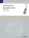 Three easy Pieces (1st position) 辛德密特 小品把位 大提琴加鋼琴 朔特版 | 小雅音樂 Hsiaoya Music