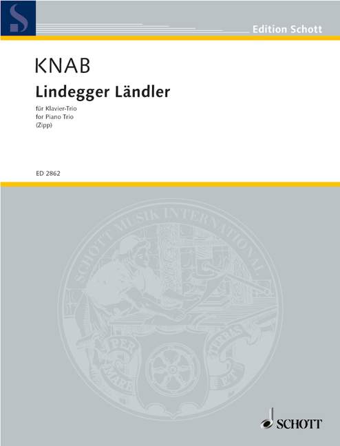 Lindegger Ländler 鋼琴三重奏 朔特版 | 小雅音樂 Hsiaoya Music
