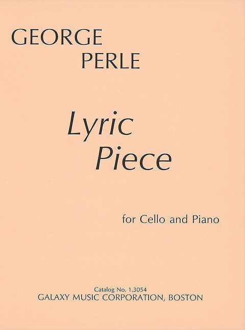 Lyric Piece for cello and piano 佩爾 抒情的小品大提琴鋼琴 大提琴加鋼琴 朔特版 | 小雅音樂 Hsiaoya Music