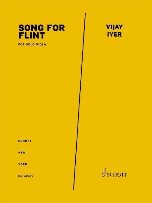 Song for Flint for solo viola 歌 中提琴 中提琴獨奏 朔特版 | 小雅音樂 Hsiaoya Music