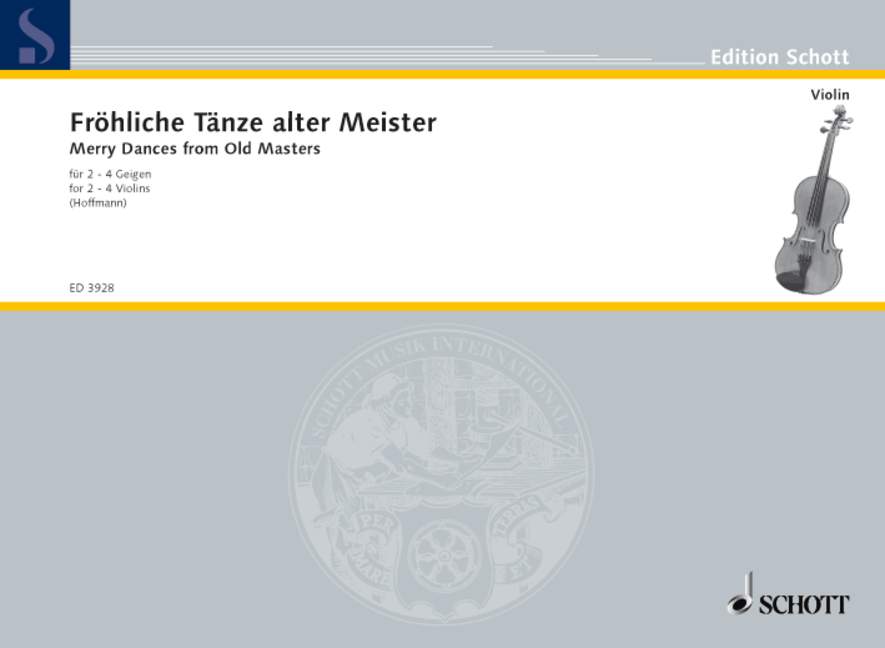 Fröhliche Tänze alter Meister 小提琴 3把以上 朔特版 | 小雅音樂 Hsiaoya Music