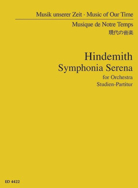 Symphonia Serena 辛德密特 交響曲 總譜 朔特版 | 小雅音樂 Hsiaoya Music