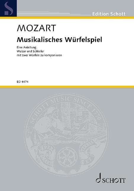 Musikalisches Würfelspiel Eine Anleitung 莫札特 鋼琴獨奏 朔特版 | 小雅音樂 Hsiaoya Music