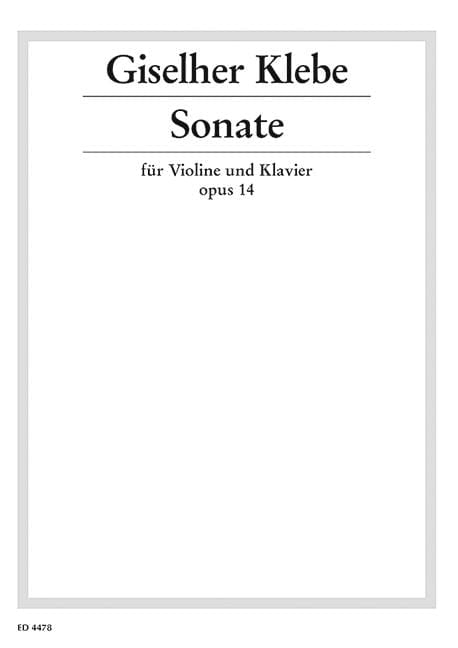 Sonata op. 14 克雷貝 奏鳴曲 小提琴加鋼琴 朔特版 | 小雅音樂 Hsiaoya Music